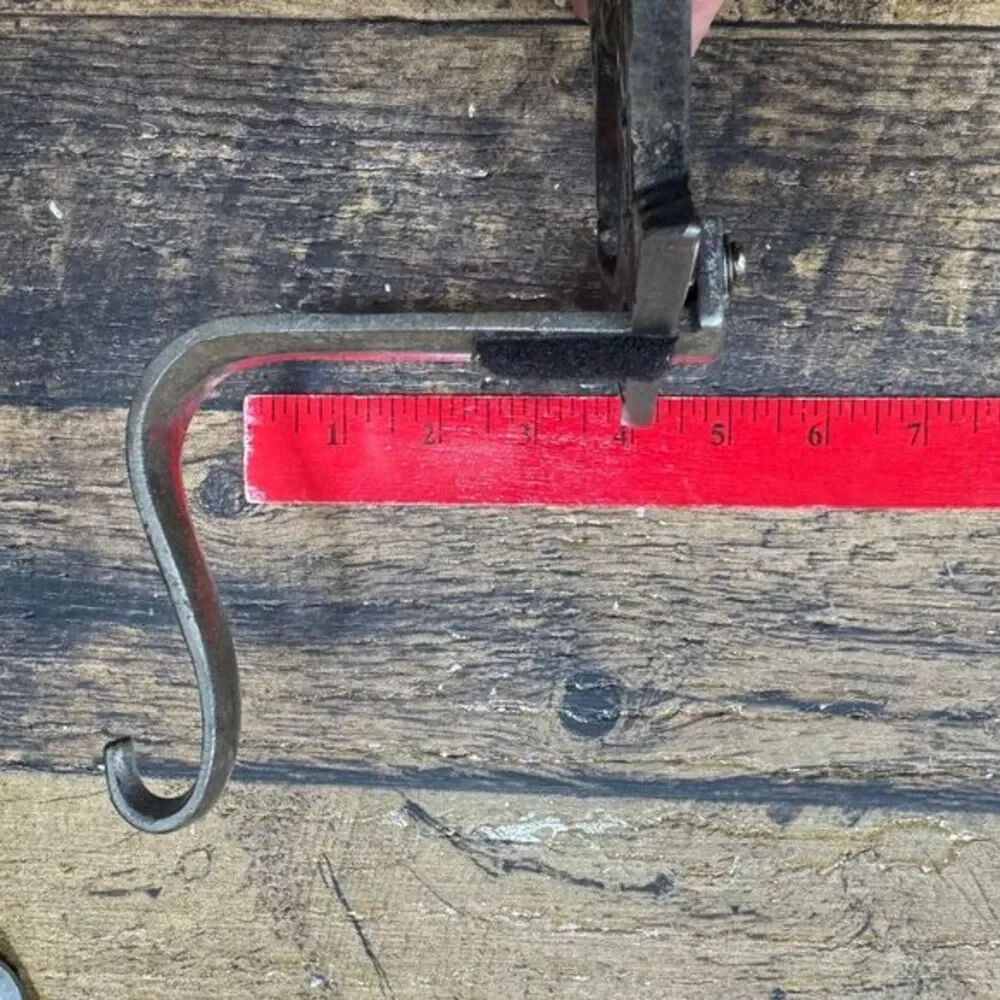 Vintage Santa Rocking Horse Decorative Metal Stocking Hangers Christmas Holiday‎